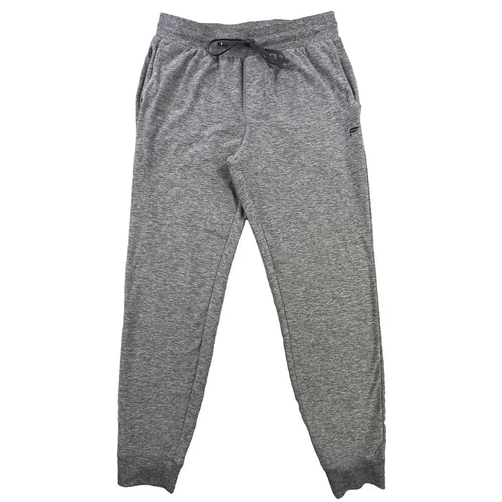 Fabletics Cloud Jersey Joggers Men's M Gray Lightweight Athletic Sweatpants